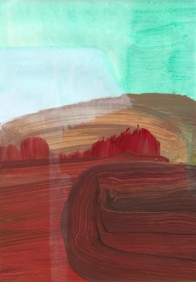 virginie alasseur haranger peinture acrylique mise en forme rouge cardin